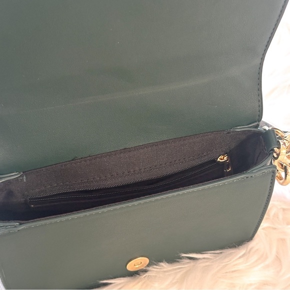 New York & Company Green Chain Detail Shoulder & Crossbody Bag New Without Tags - Picture 12 of 12